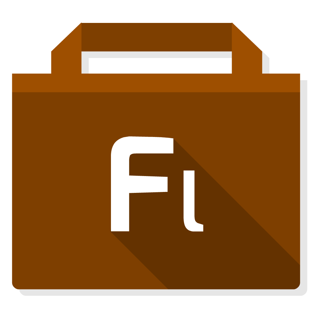 Adobe Flash flat icon