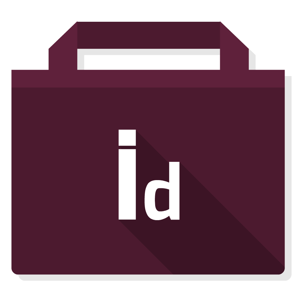 Adobe Indesign flat icon
