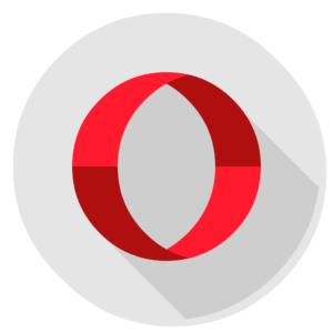 Opera flat icon