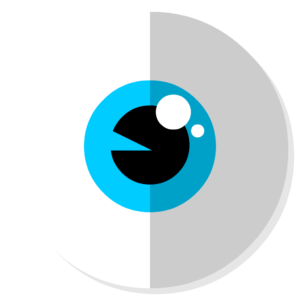 Eyeball flat icon