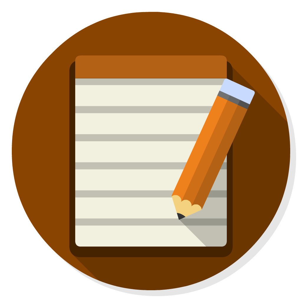 Notes flat icon