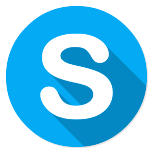 Skype flat icon