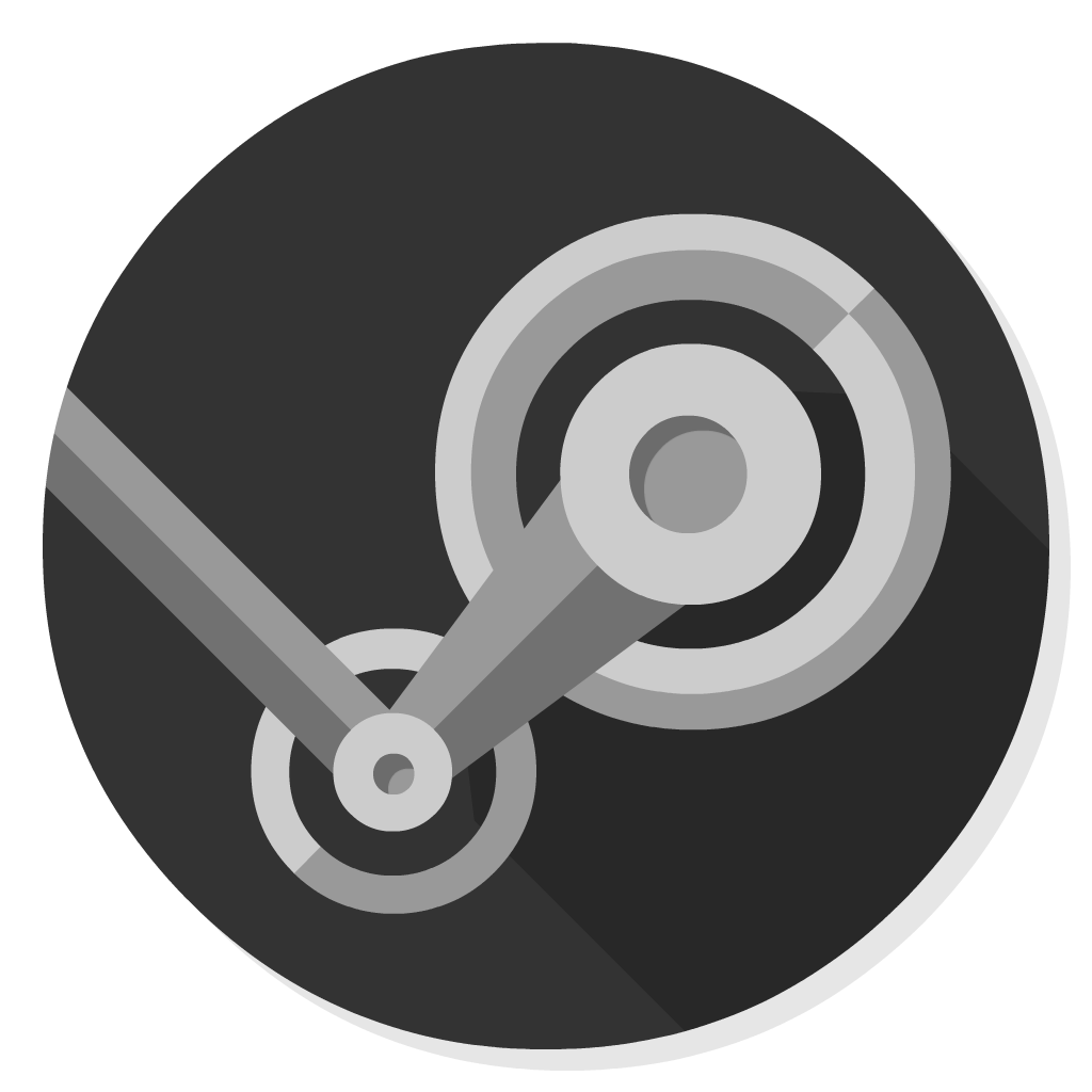 Steam flat icon