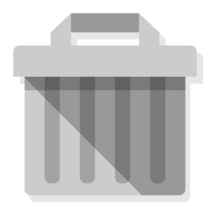 Trash flat icon