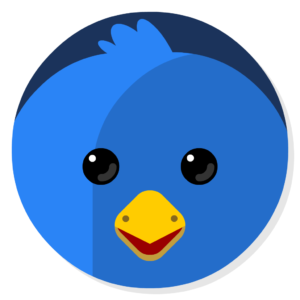 Twitterrific flat icon