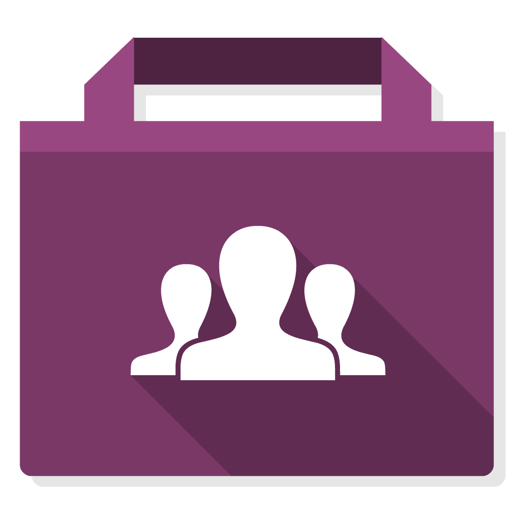 Group flat icon