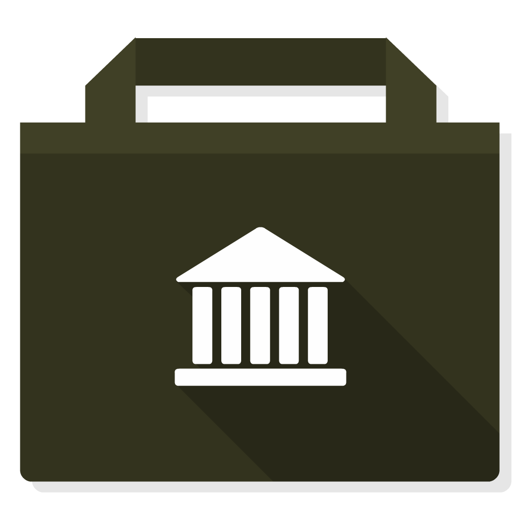 Library flat icon