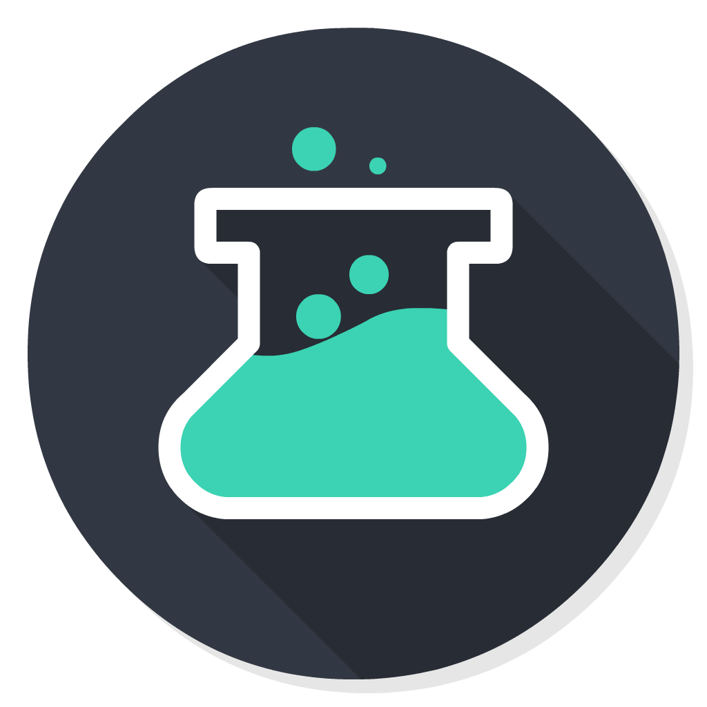 Snippets Lab flat icon