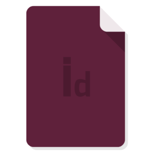 Adobe Indesign flat icon