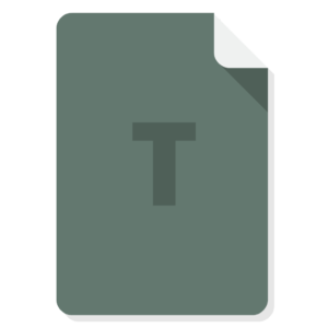 Font Book flat icon