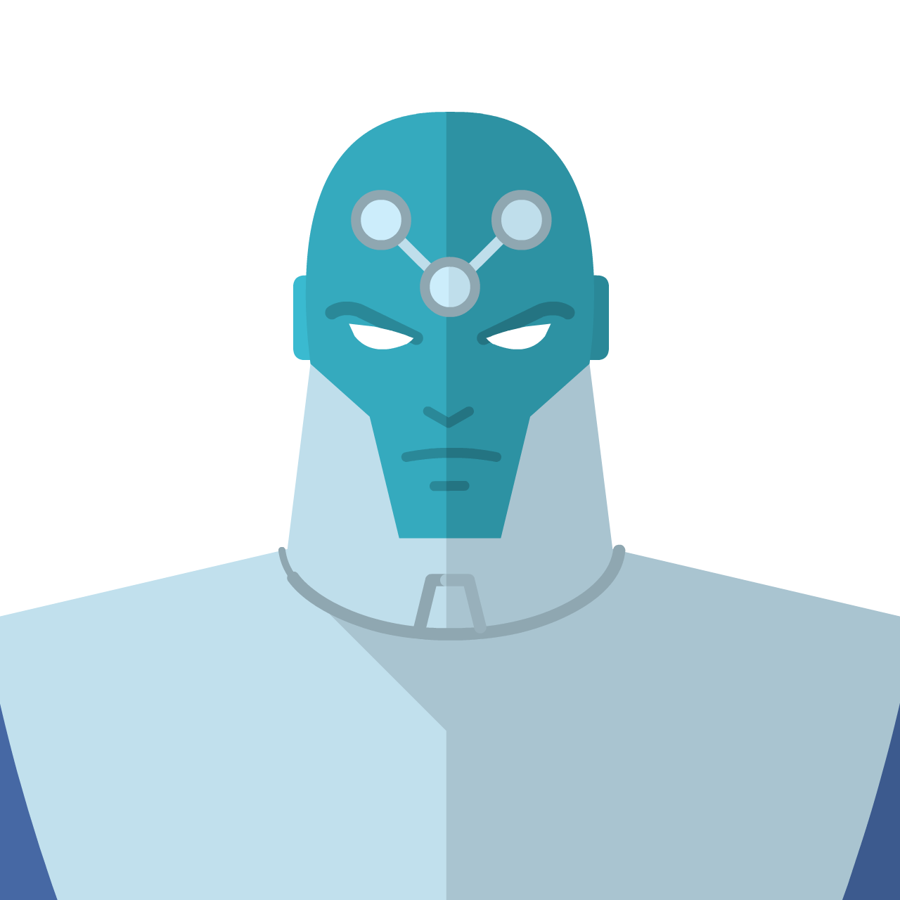DC's Brainiac Flat Icon & Avatar • Yoolk • Digital Ninja