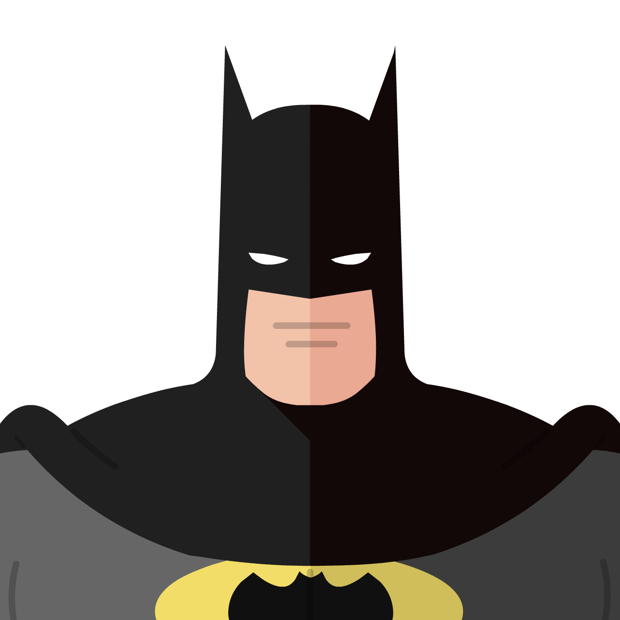 DC's Batman Flat Icon & Avatar • Yoolk • Digital Ninja