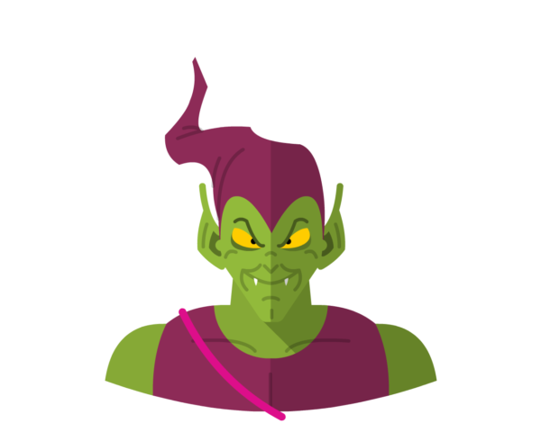 Green Goblin flat icon