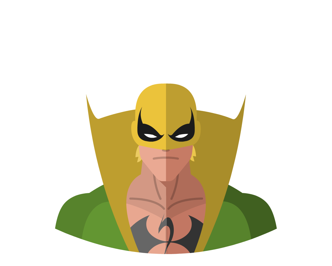Marvel’s Iron Fist Flat Icon & Avatar • Yoolk • Digital Ninja