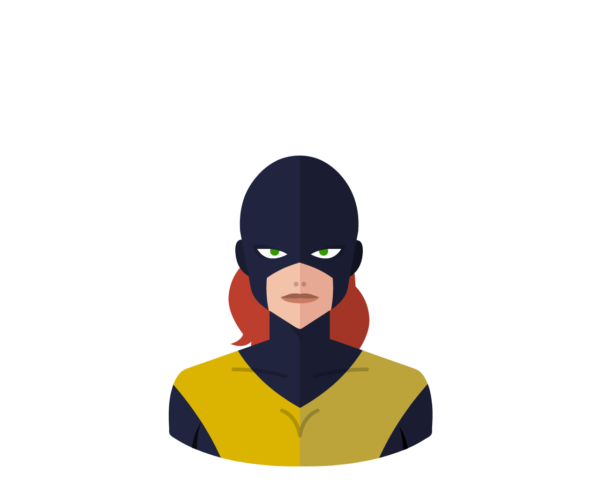 Marvel Girl flat icon