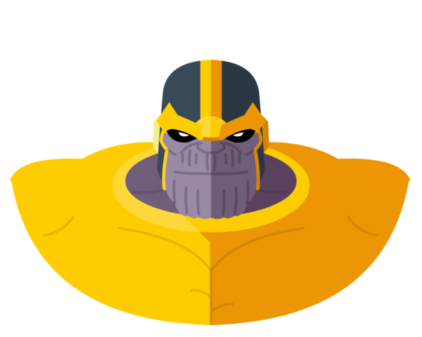 Thanos flat icon