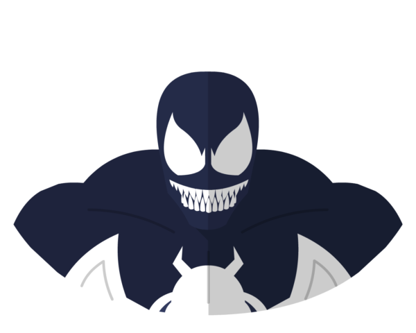 Venom flat icon