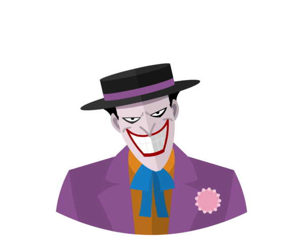Joker flat icon