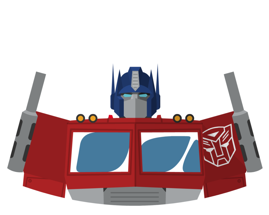 Optimus Prime flat icon