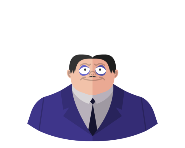 Gomez flat icon