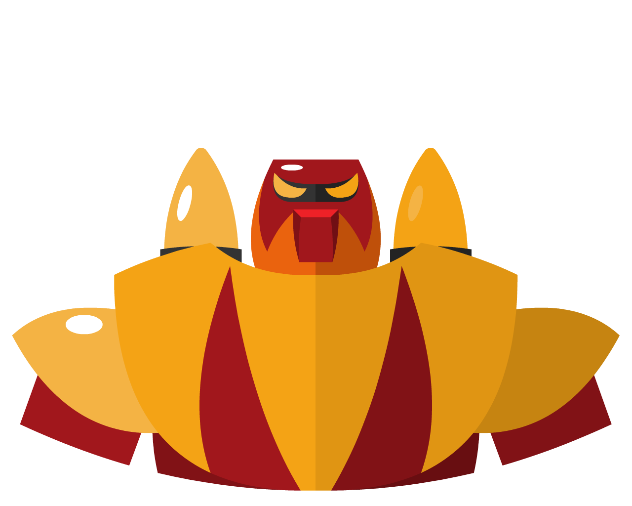 Getter Robo’s Poseidon Flat Icon & Avatar • Yoolk • Digital Ninja