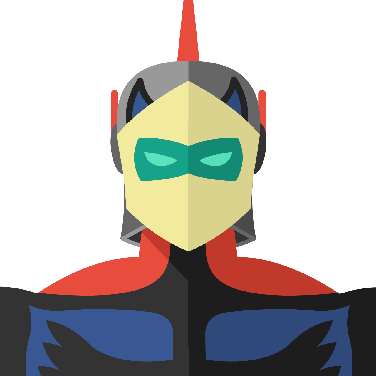 Go Nagai’s Duke Fleed Flat Icon & Avatar • Yoolk • Digital Ninja