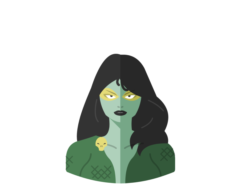 Gamora flat icon