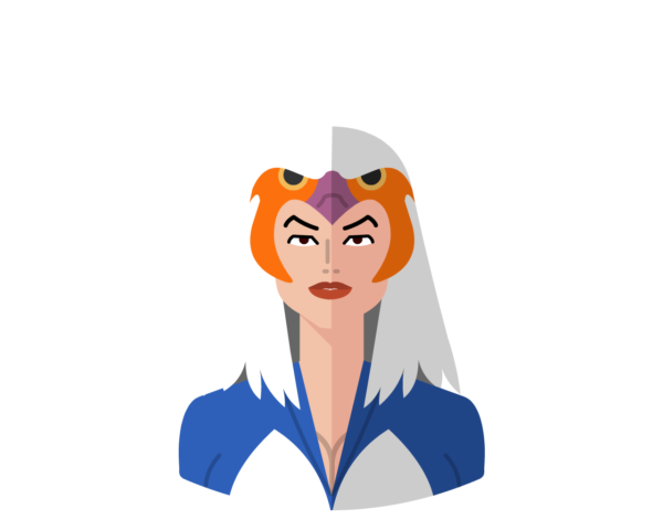 Sorceress flat icon