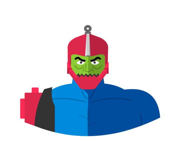 Trap Jaw flat icon