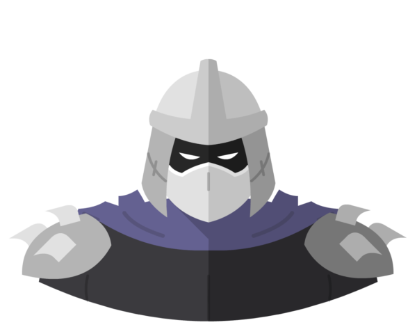 Shredder flat icon
