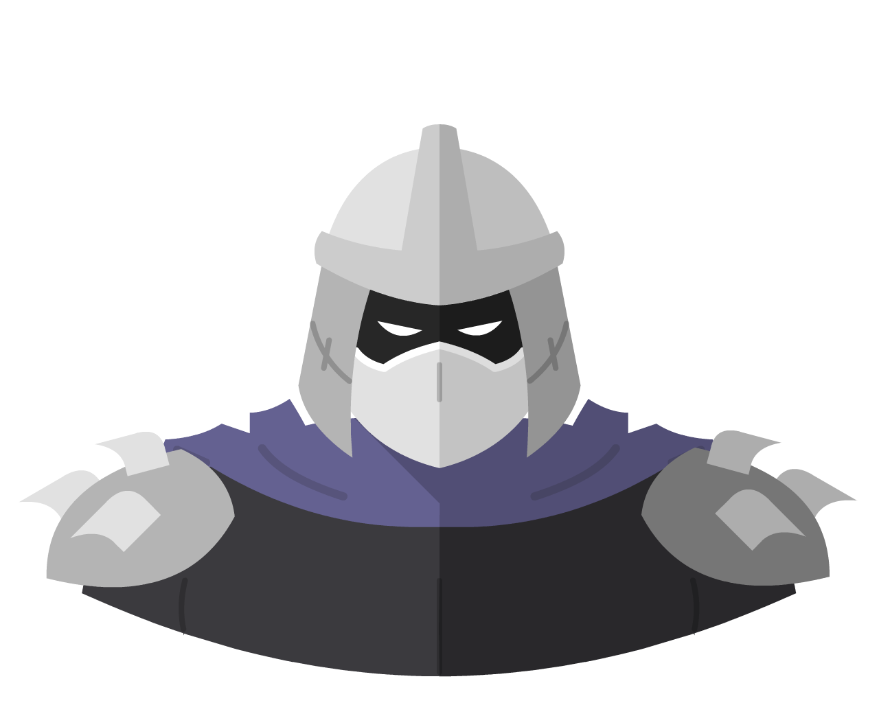 TMNTs Shredder Flat Icon & Avatar • Yoolk • Digital Ninja