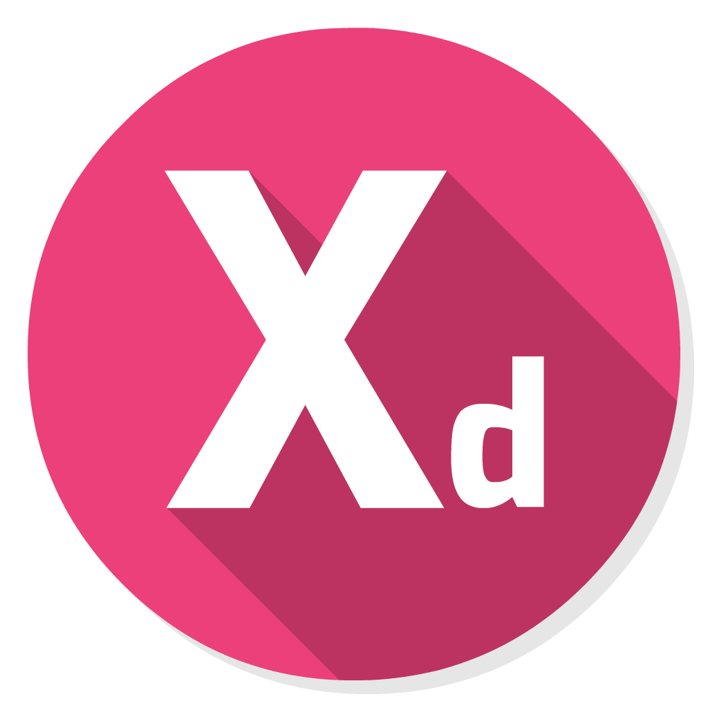 Adobe Xd flat icon