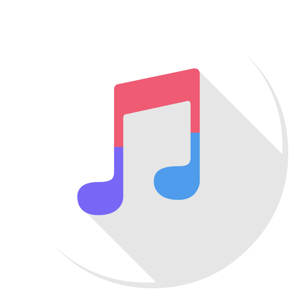 Apple Music flat icon