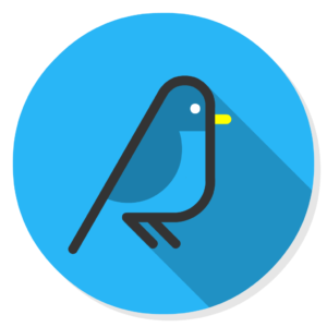 Canary Mail flat icon