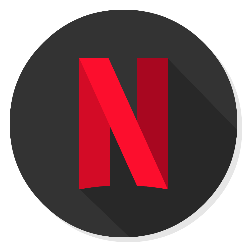 Netflix flat icon