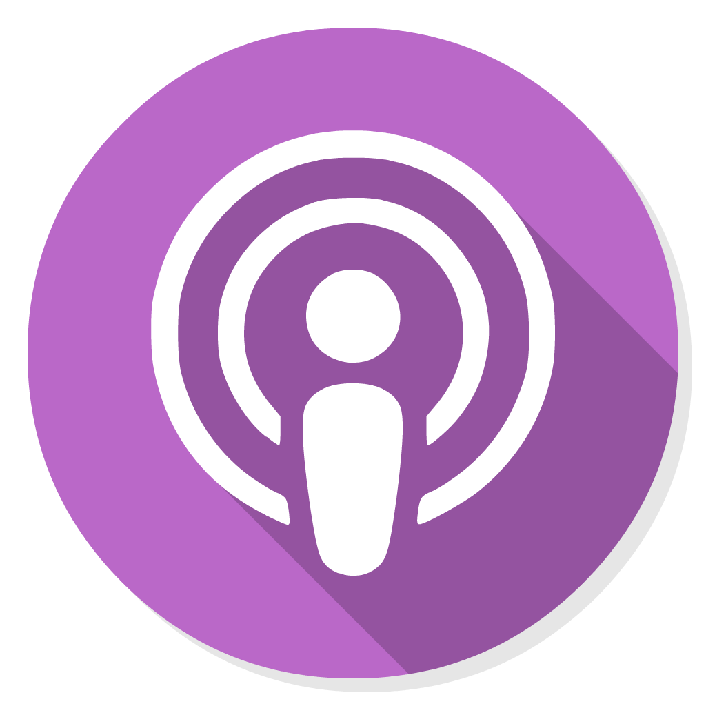 Podcasts flat icon