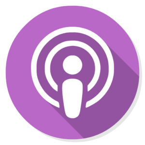 Podcasts flat icon
