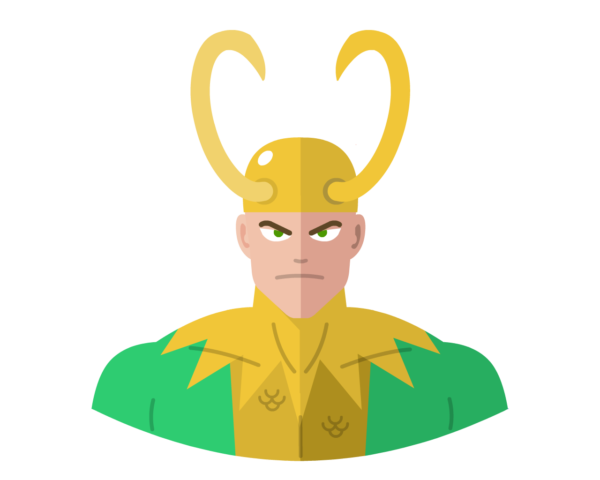 Loki flat icon
