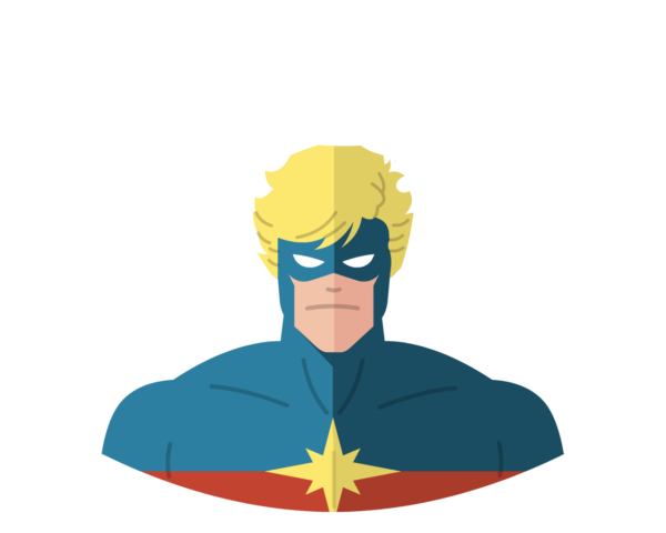 Mar-vell flat icon