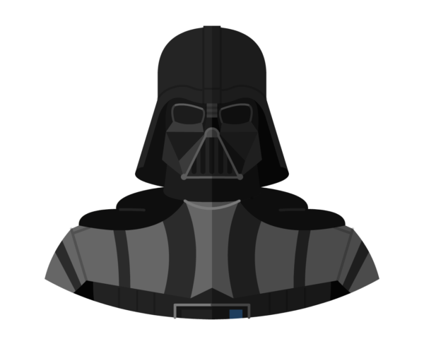 Darth Vader flat icon