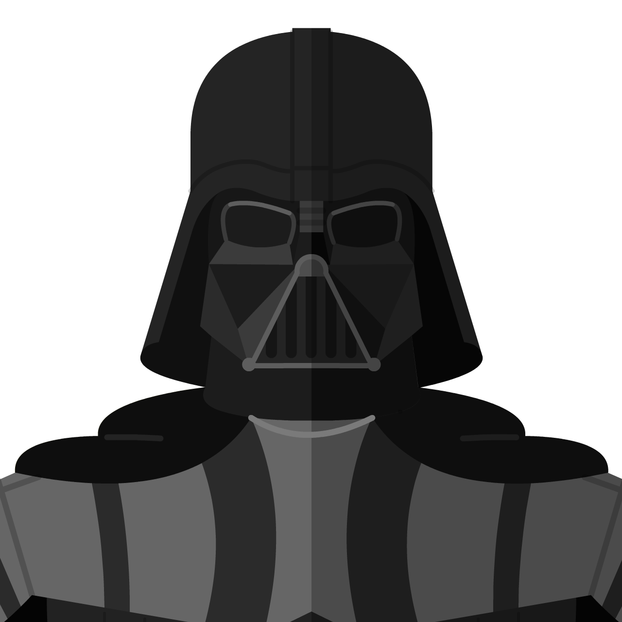 Star Wars’s Darth Vader Flat Icon & Avatar • Yoolk • Digital Ninja