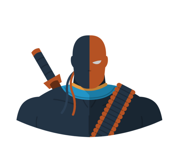 Deathstroke flat icon