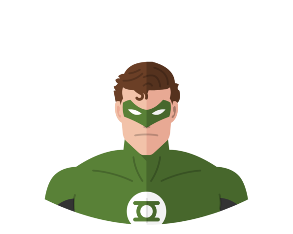 Green Lantern flat icon