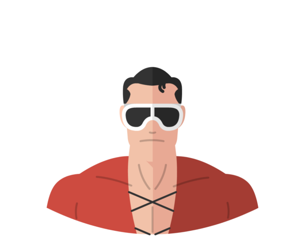 Plastic Man flat icon