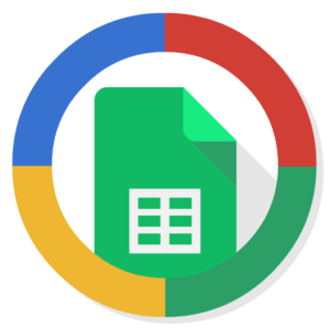 Google Sheets flat icon