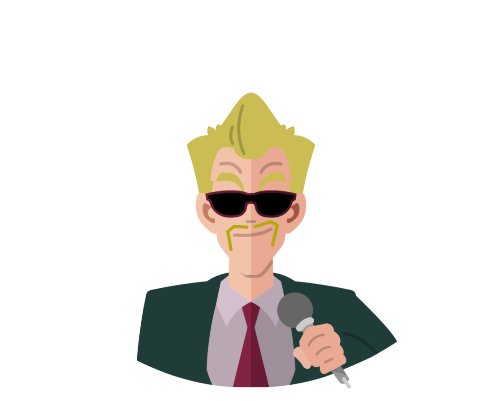World Tournament Announcer flat icon