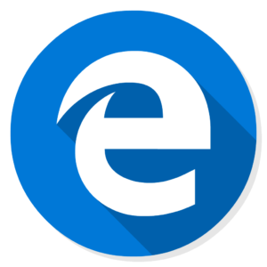 MS Edge flat icon