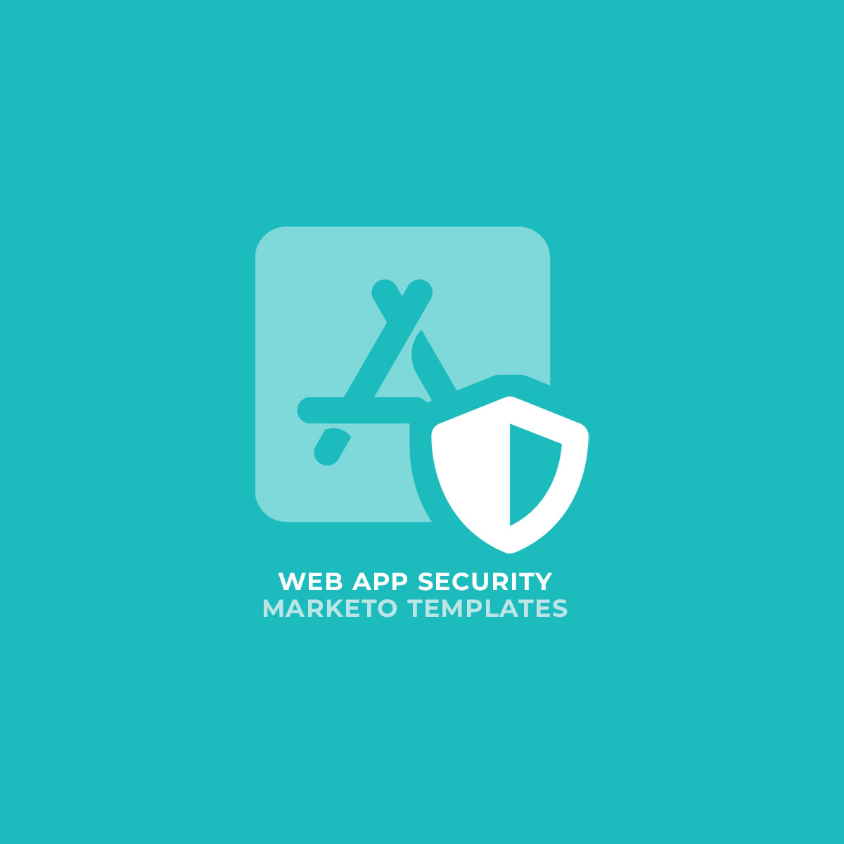 Web App Security flat icon
