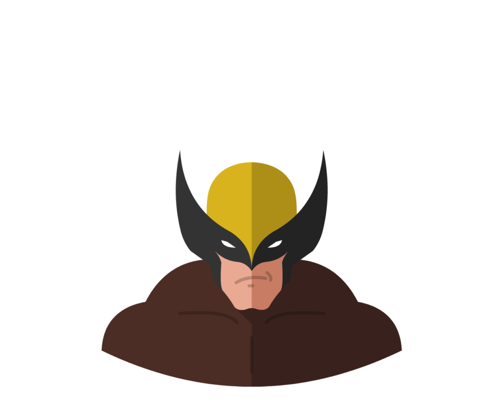 Wolverine flat icon