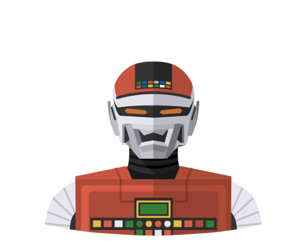 Space Cop Sharivan flat icon